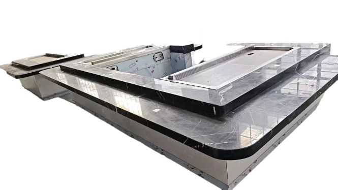 Teppanyaki Grill — Production Stage, Marble Countertop Assembly