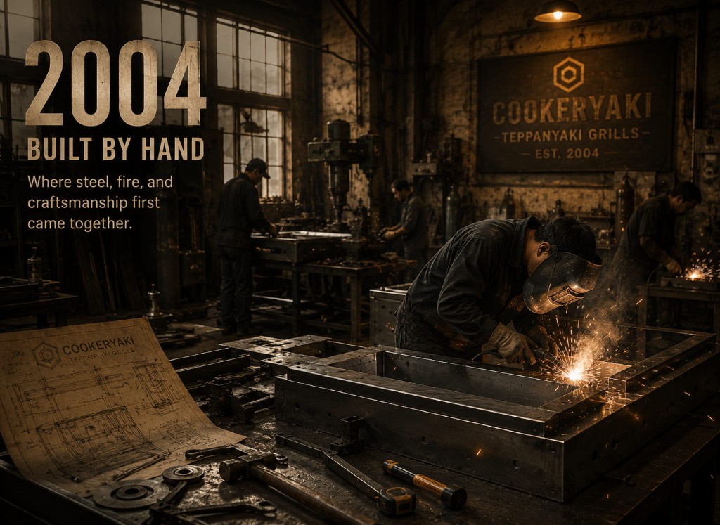 Cookeryaki workshop and craftsmanship in 2004.